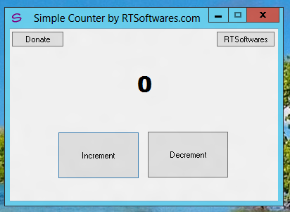 Screenshot of the Counter Utility